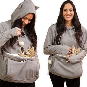 Kittyroo Cat Carrying Hoodie Size 